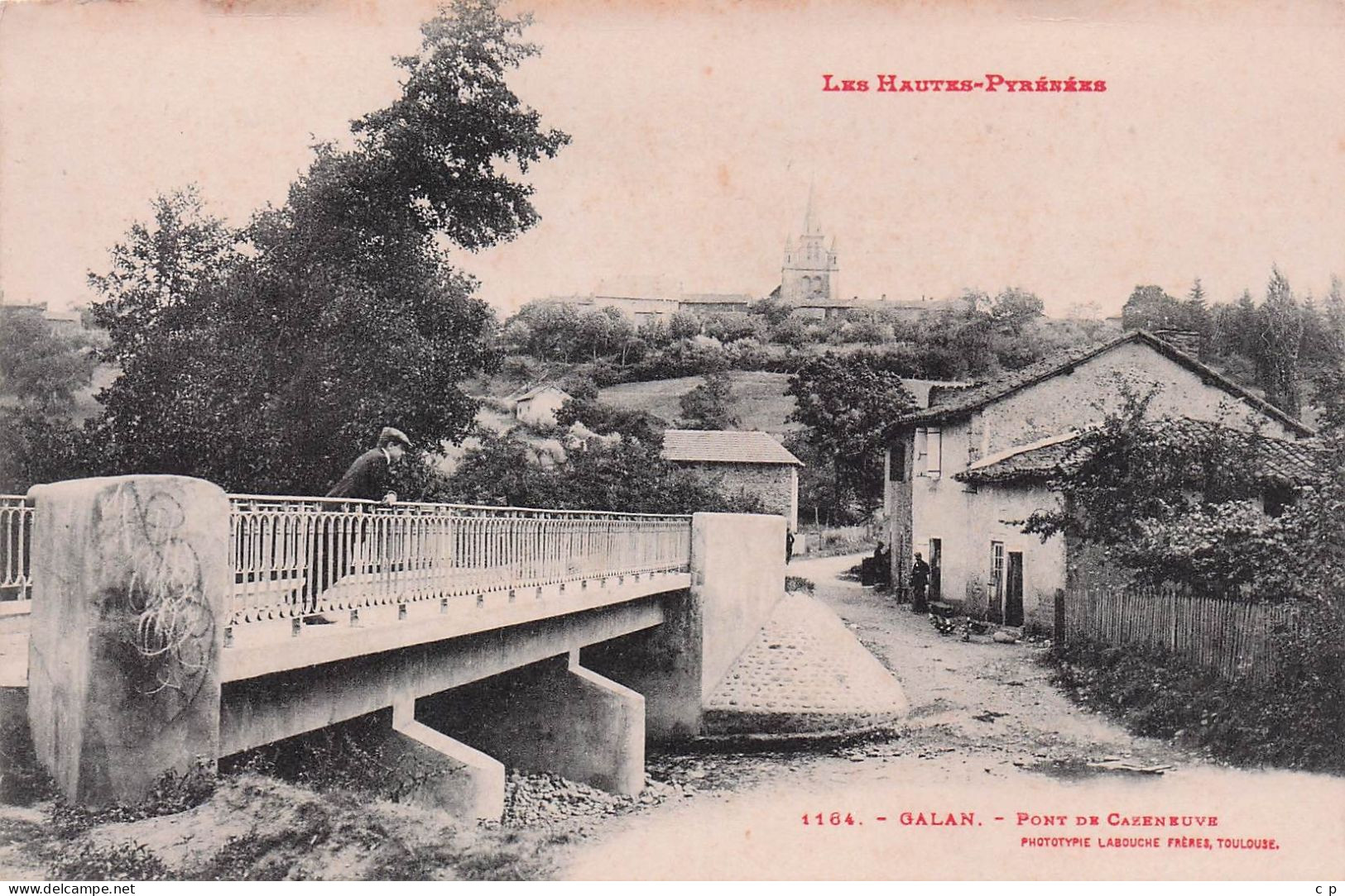 Galan - Pont De Cazeneuve  -  CPA °J - Galan