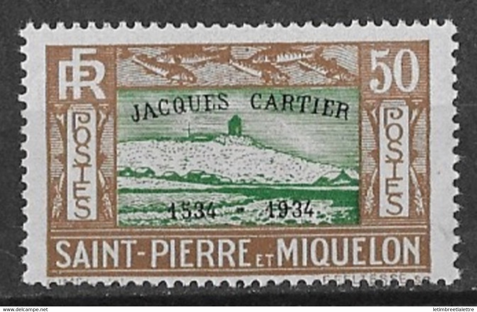 Saint Pierre Et Miquelon - YT N° 159 A ** - Neuf Sans Charnière - 1934 - Unused Stamps