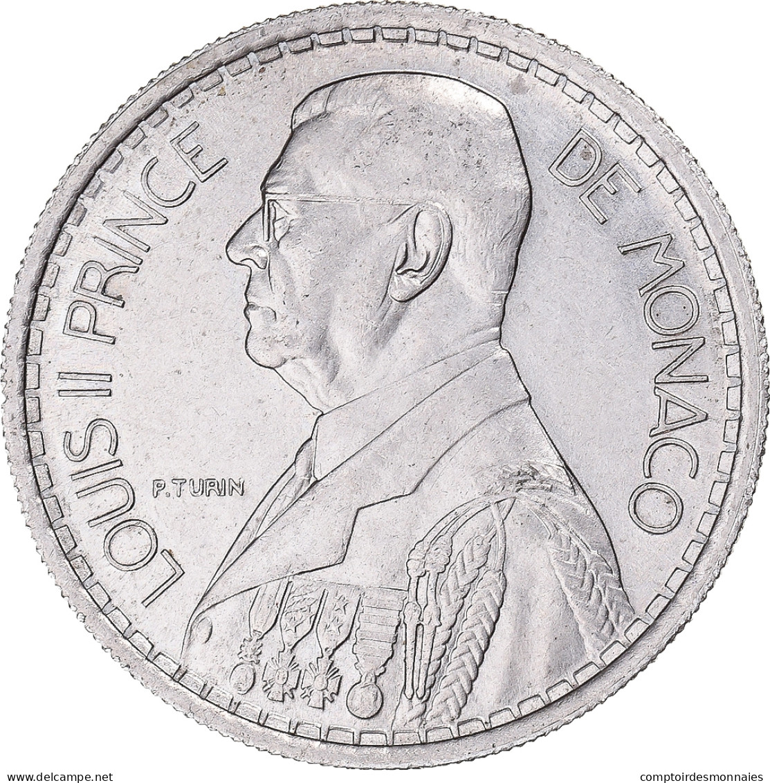 Monnaie, Monaco, 10 Francs, 1946, TTB+, Cupro-nickel, Gadoury:MC136, KM:123 - 1922-1949 Louis II