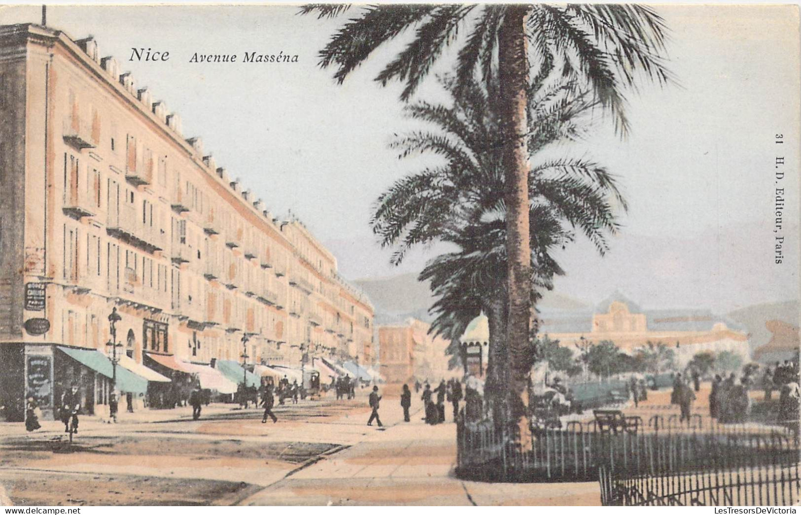 FRANCE - 06 - Nice - Avenue Masséna - Carte Postale Ancienne - Sonstige & Ohne Zuordnung