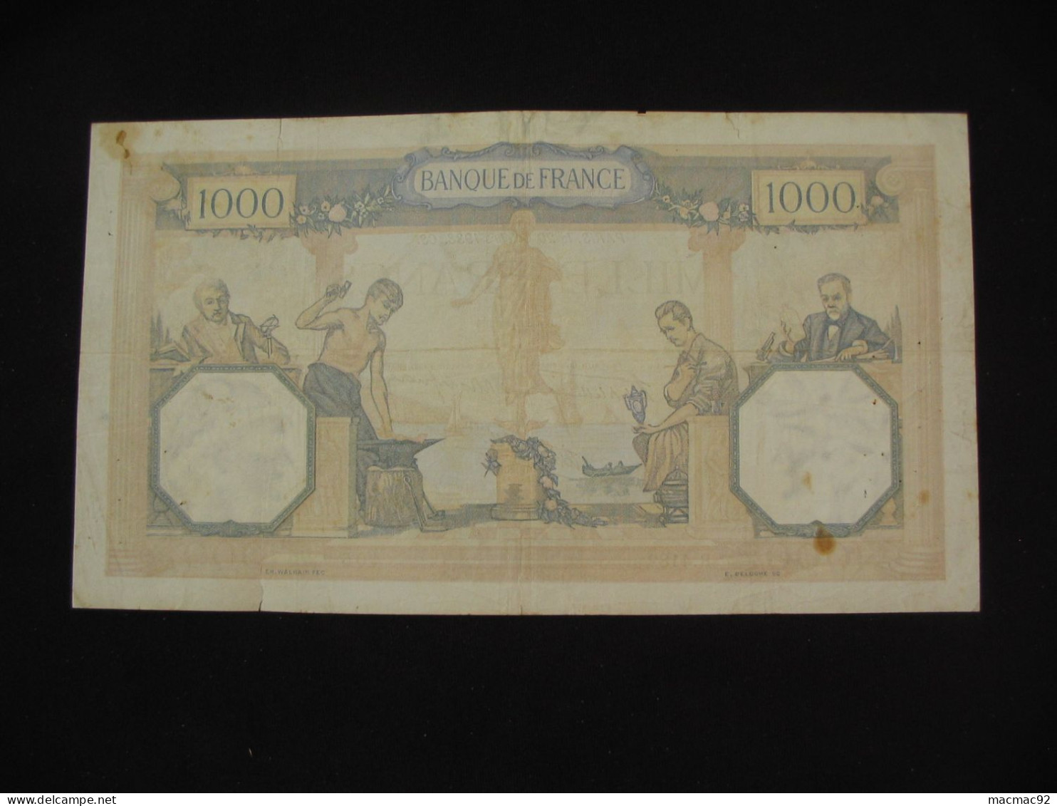 1000 Mille Francs - Céres Et Mercure - 20 Octobre 1938  **** EN ACHAT IMMEDIAT **** - 1 000 F 1927-1940 ''Cérès Et Mercure''