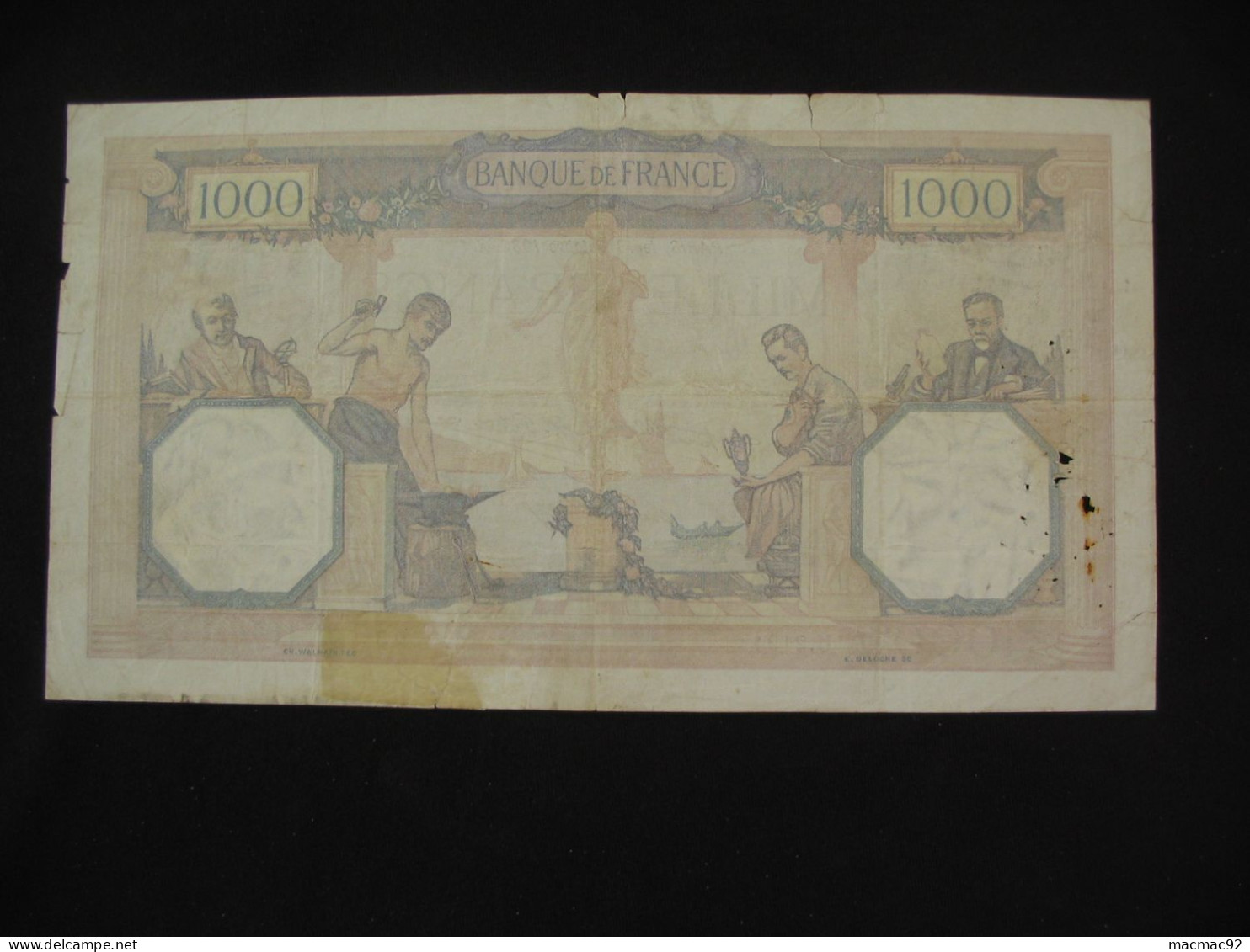 1000 Mille Francs - Céres Et Mercure - 13 Octobre 1932  **** EN ACHAT IMMEDIAT **** - 1 000 F 1927-1940 ''Cérès Et Mercure''