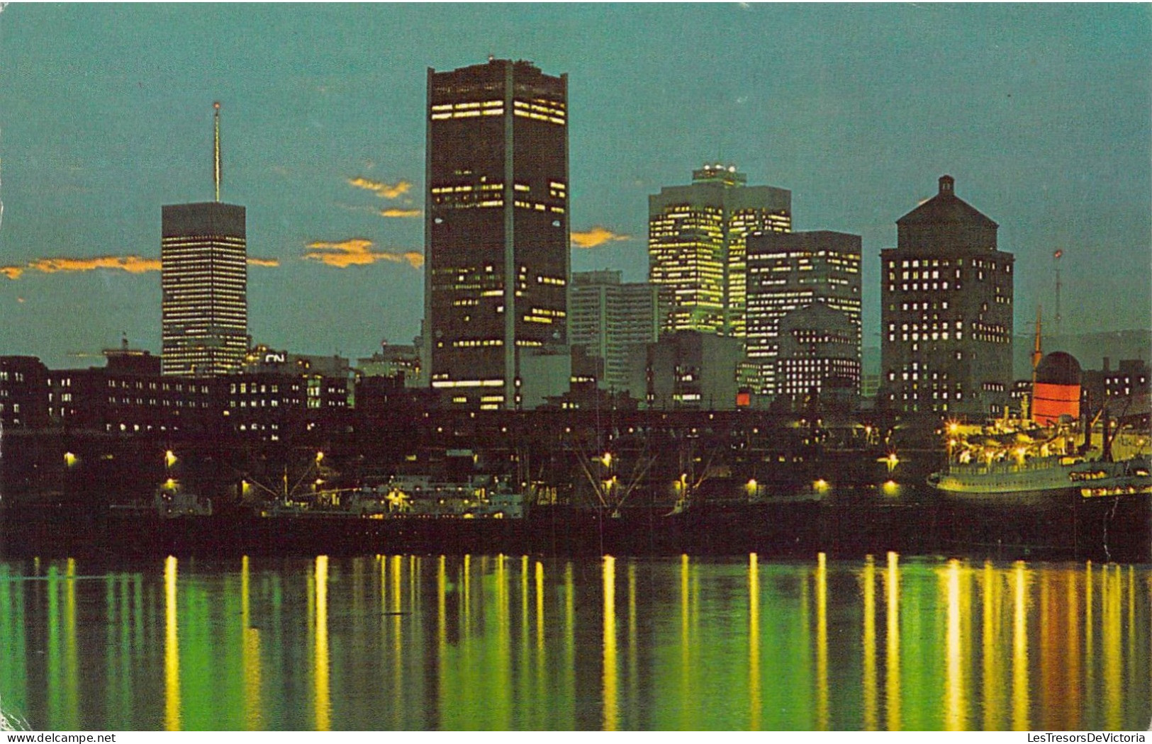 CANADA - Montréal - Vue De Nuit - Carte Postale Ancienne - Montreal