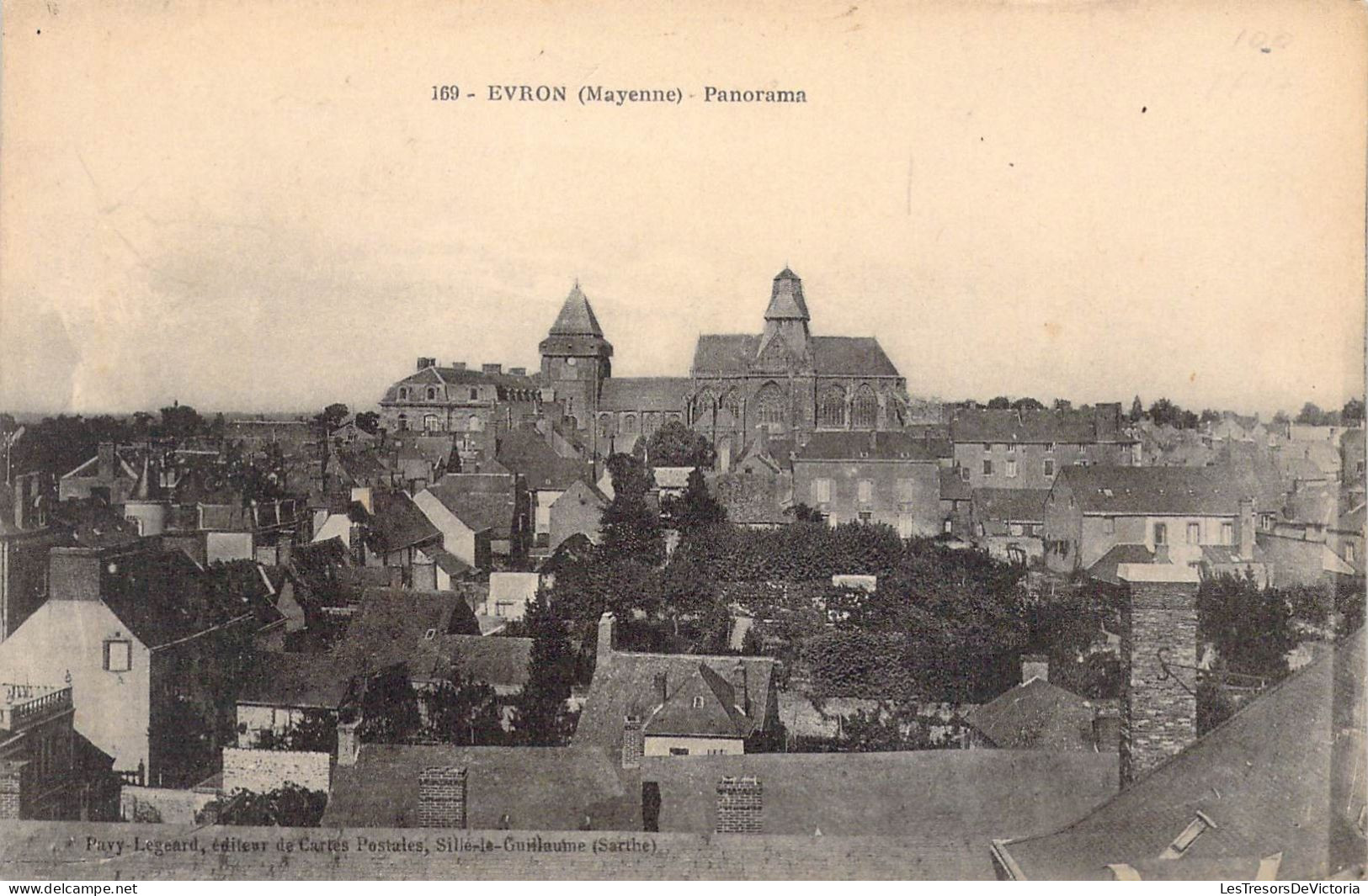 FRANCE - 53 - Evron - Panorama - Carte Postale Ancienne - Evron