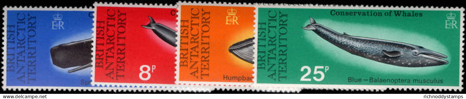 British Antarctic Territory 1977 Whales Unmounted Mint. - Gebruikt