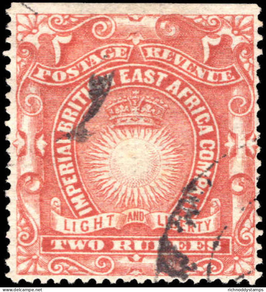 British East Africa 1890-95 2r Brick-red Fine Used. - África Oriental Británica