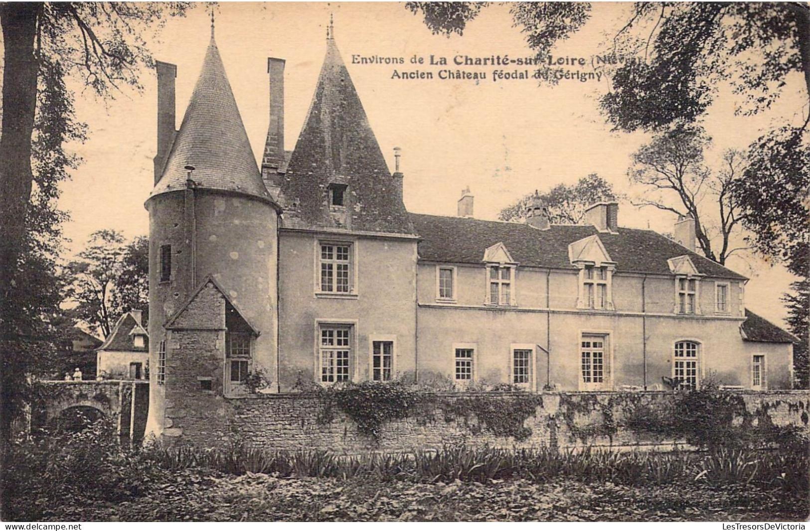 FRANCE - 58 - Environs De La Charité Sur Loire - Ancien Château Féodal De Gérigny - Carte Postale Ancienne - La Charité Sur Loire