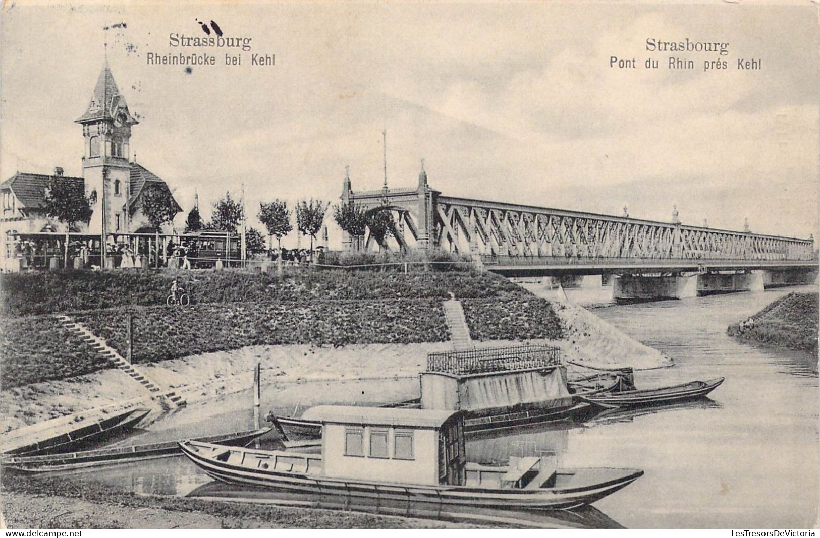 FRANCE - 67 - Strasbourg - Pont Du Rhin Près Kehl - Carte Postale Ancienne - Strasbourg