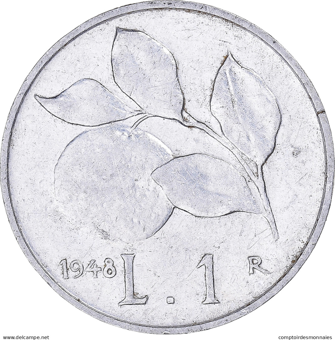 Monnaie, Italie, Lira, 1948, Rome, TTB, Aluminium, KM:87 - 1 Lire