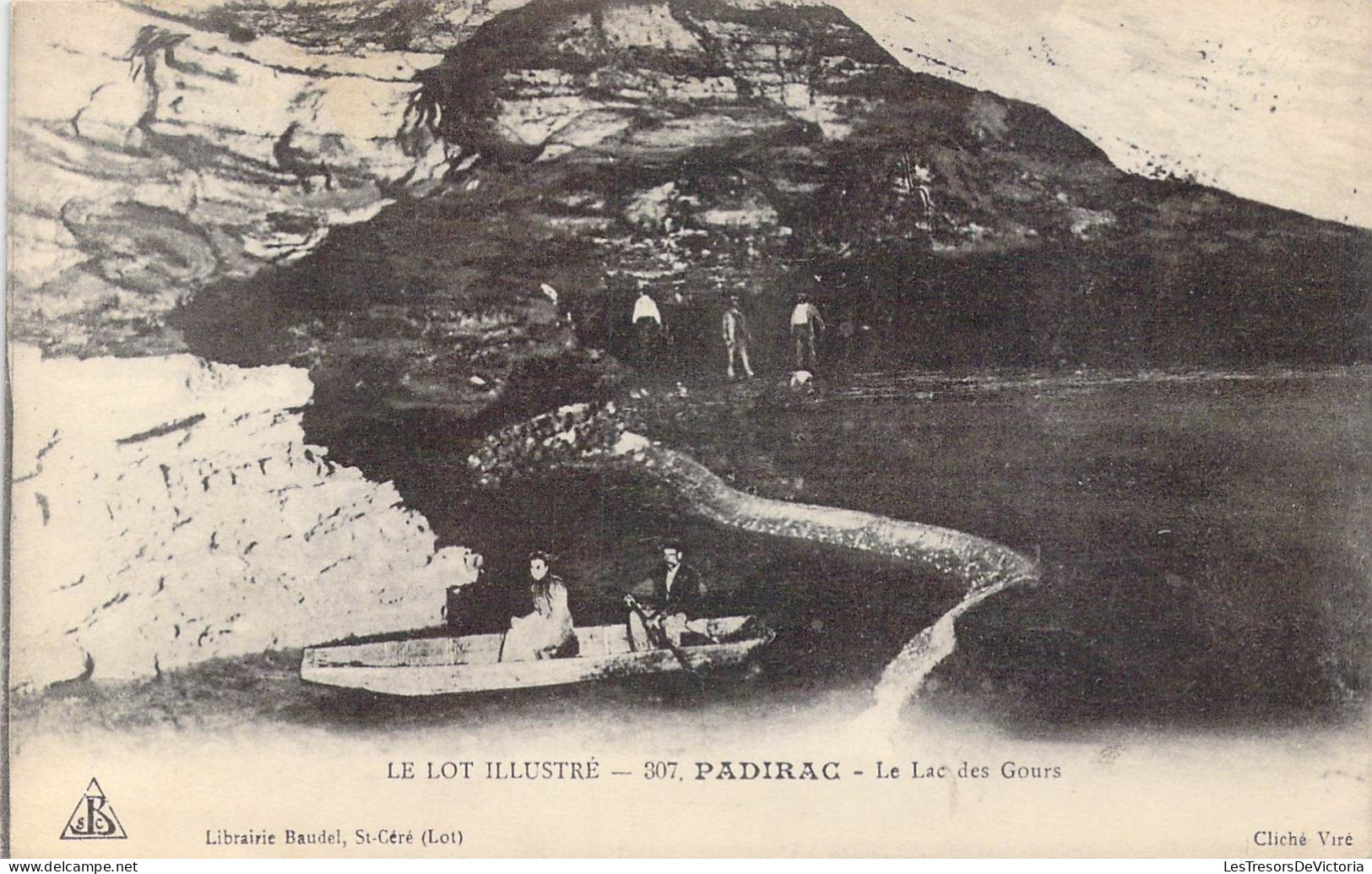 FRANCE - 46 - Padirac - Le Lac Des Gours - Le Lot Illustré - Carte Postale Ancienne - Padirac