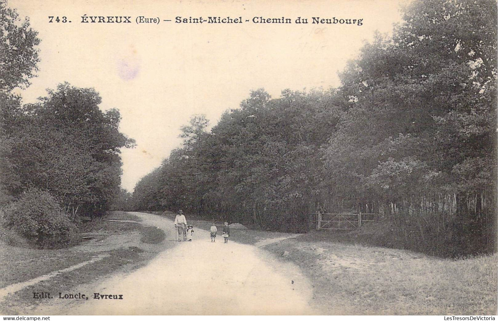 FRANCE - 27 - Evreux - Saint-Michel - Chemin Du Neubourg - Carte Postale Ancienne - Evreux