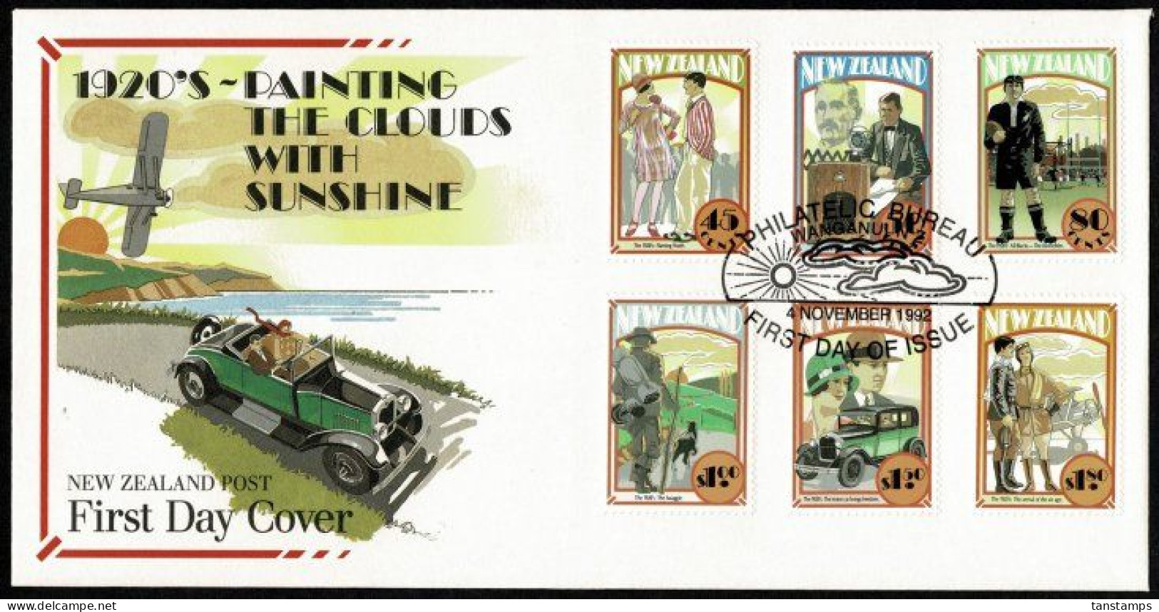 New Zealand FDC 1992 - Emerging Years - The 1920's - FDC