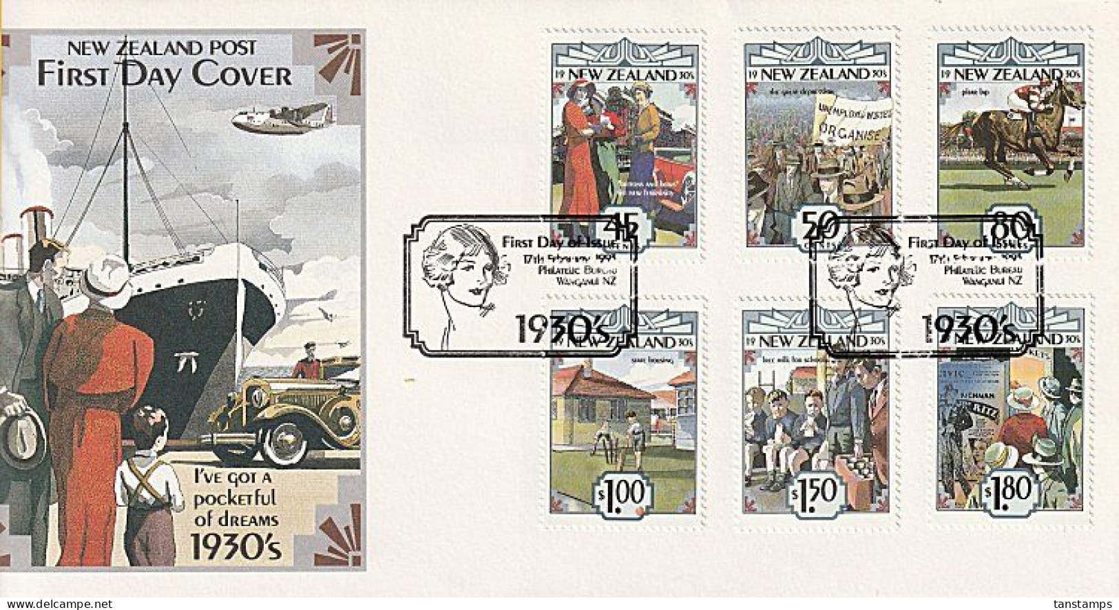 New Zealand FDC 1993 - Emerging Years - The 1930's - FDC