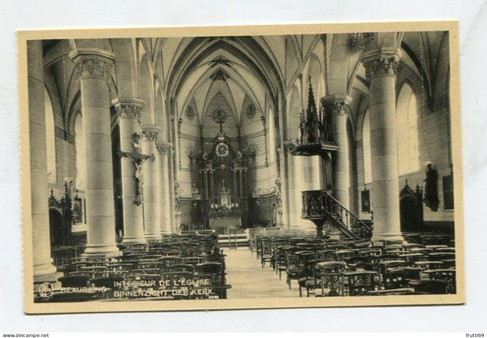 AK 143418 BELGIUM - Beauring - Intérieur De L'Église - Beauraing