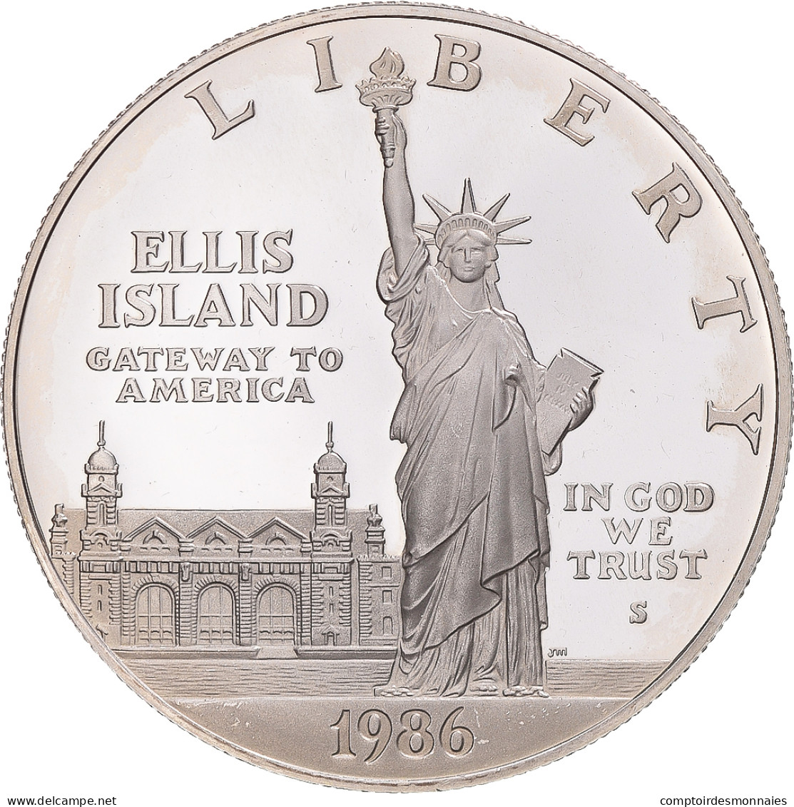 Monnaie, États-Unis, Statue De La Liberté, Dollar, 1986, U.S. Mint, San - Gedenkmünzen