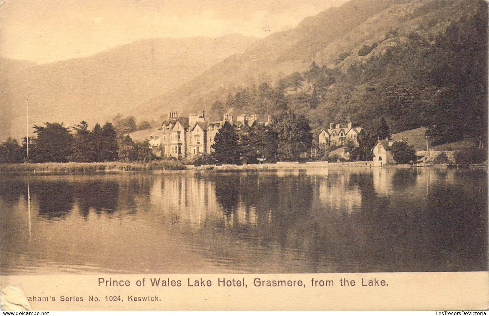 ANGLETERRE - Grasmere - Prince Of Wales Lake Hotel - From The Lake - Carte Postale Ancienne - Sonstige & Ohne Zuordnung