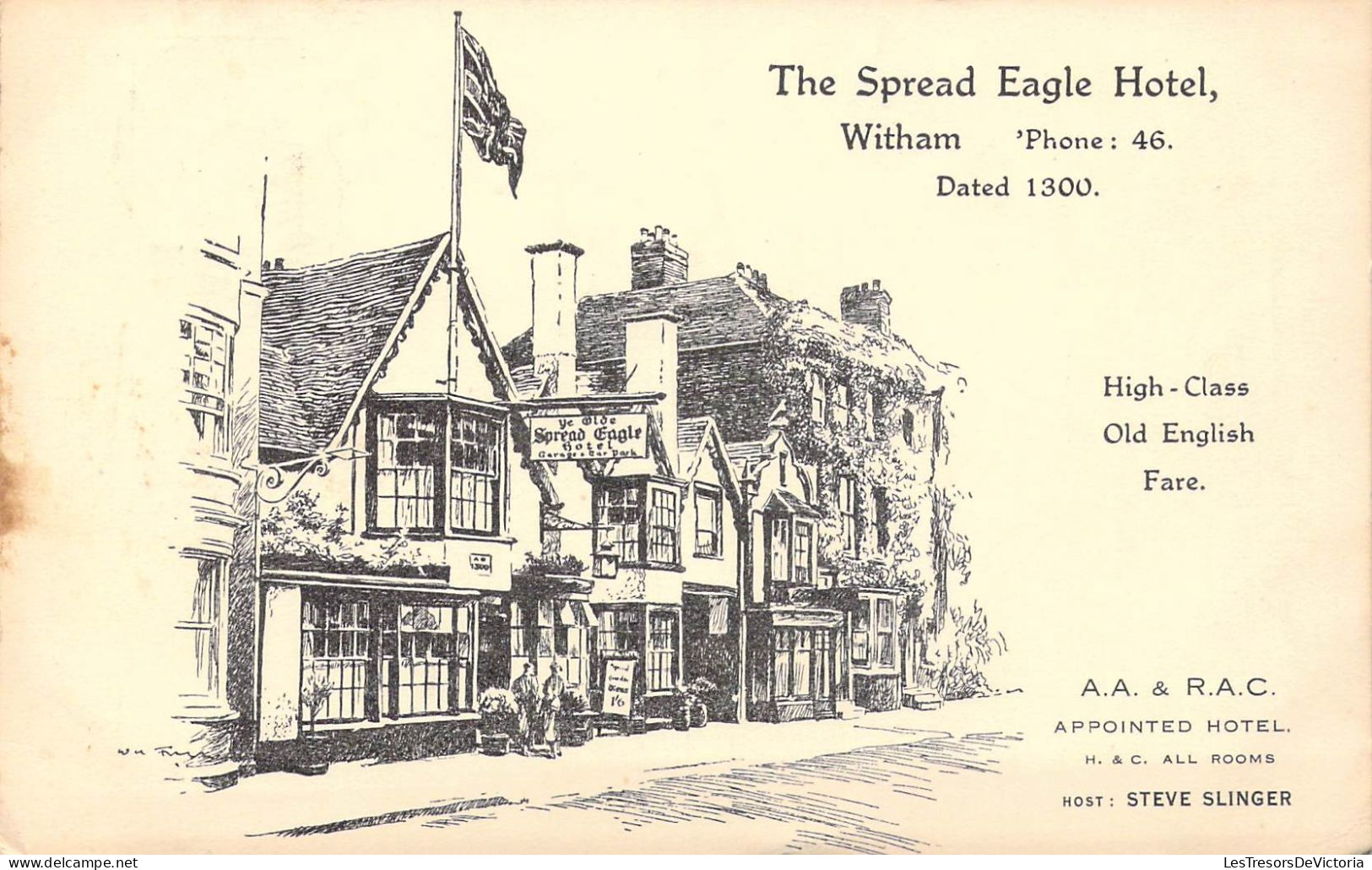 ANGLETERRE - Witham - The Spread Eagle Hotel - Carte Postale Ancienne - Other & Unclassified