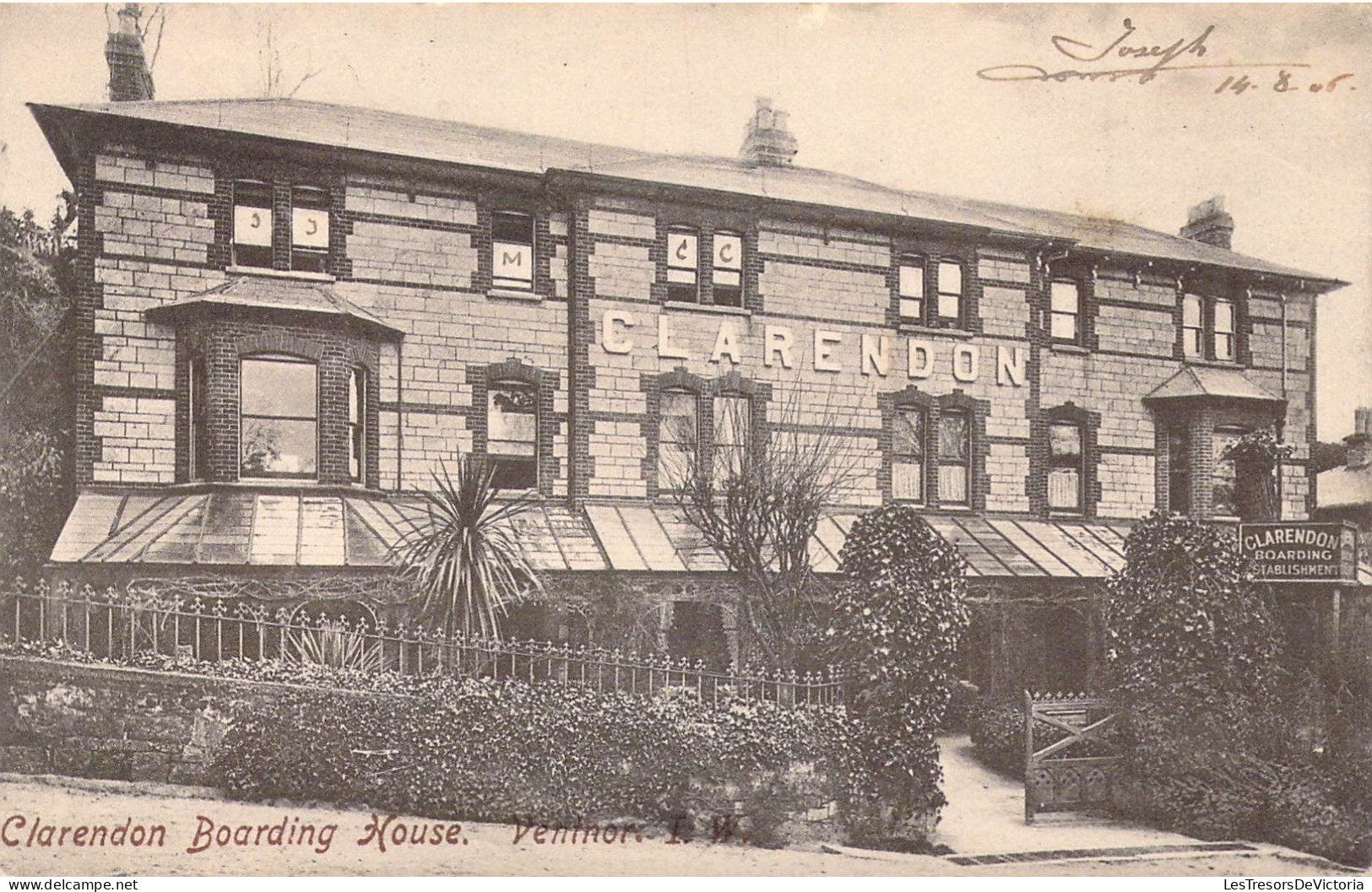 ANGLETERRE - Ventnor - Clarendon Boarding House - Carte Postale Ancienne - Ventnor