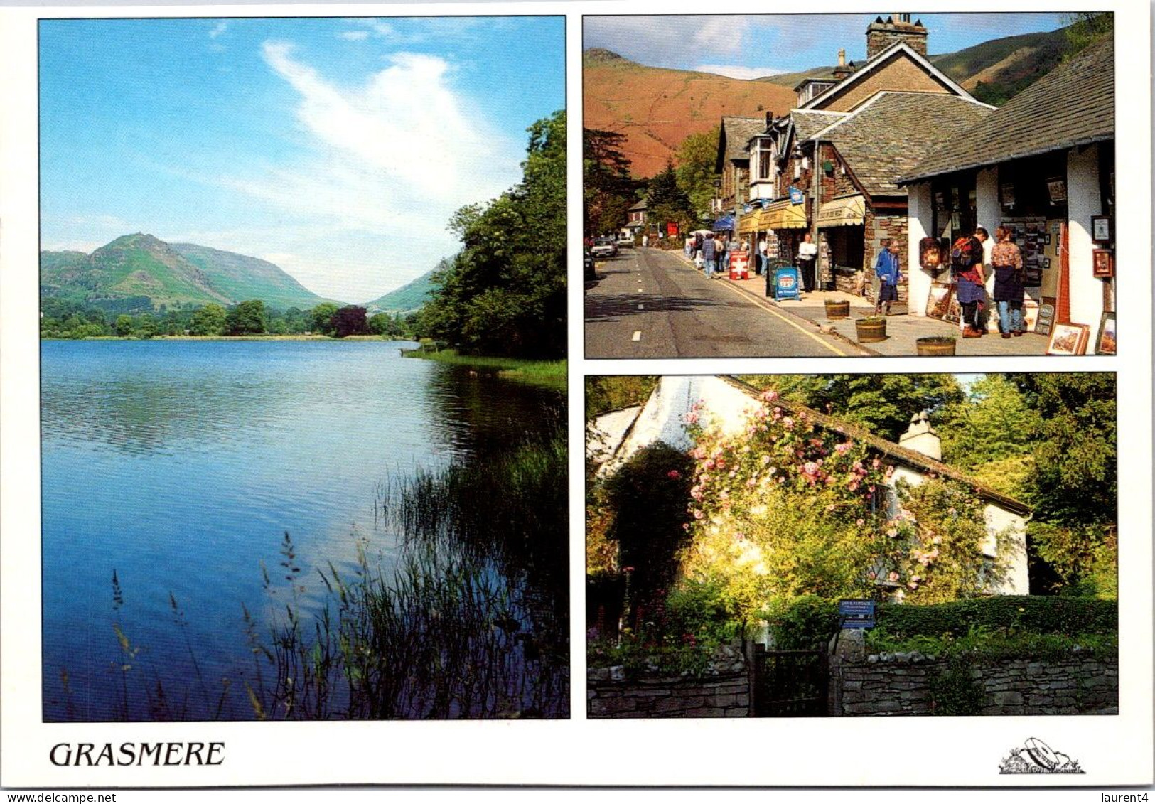 5-7-2023 (1 S 25) UK - Grasmere (2 Postcards) - Grasmere