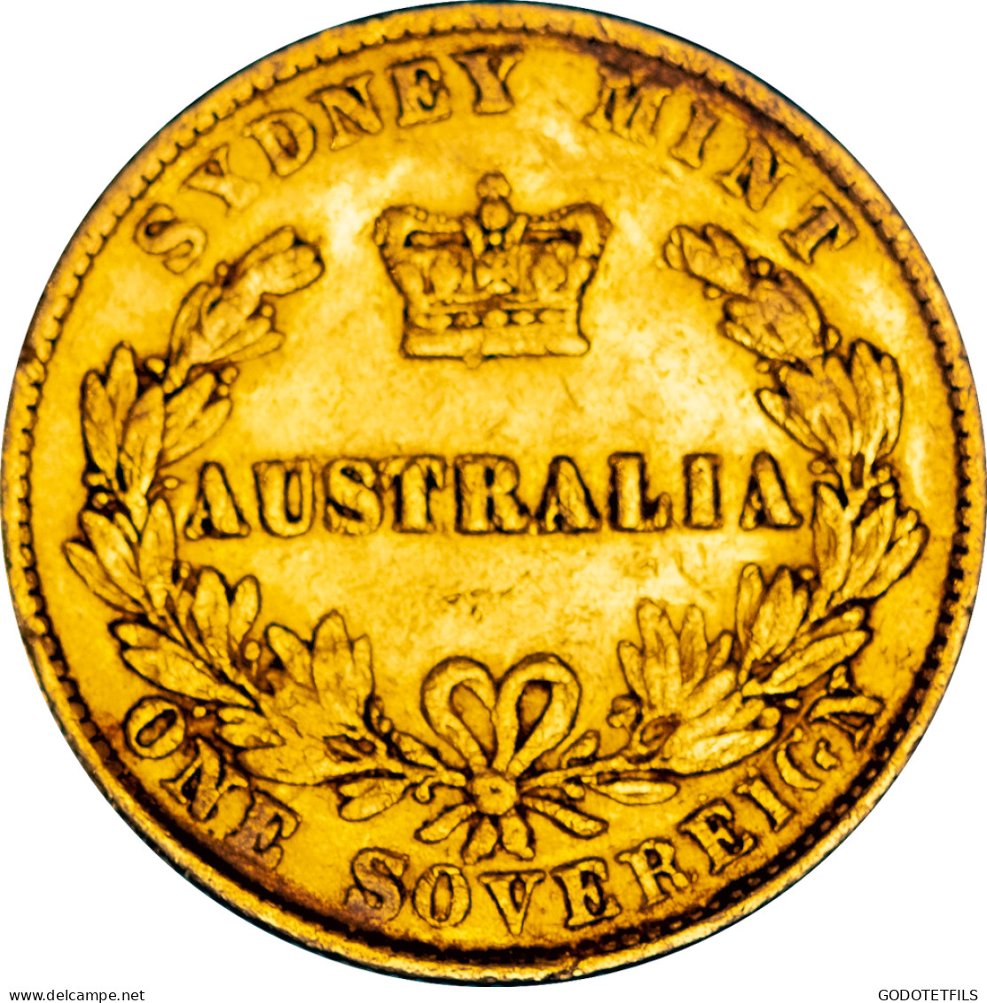 Australie Souverain Victoria Buste Jeune 1864 Sydney - Victoria