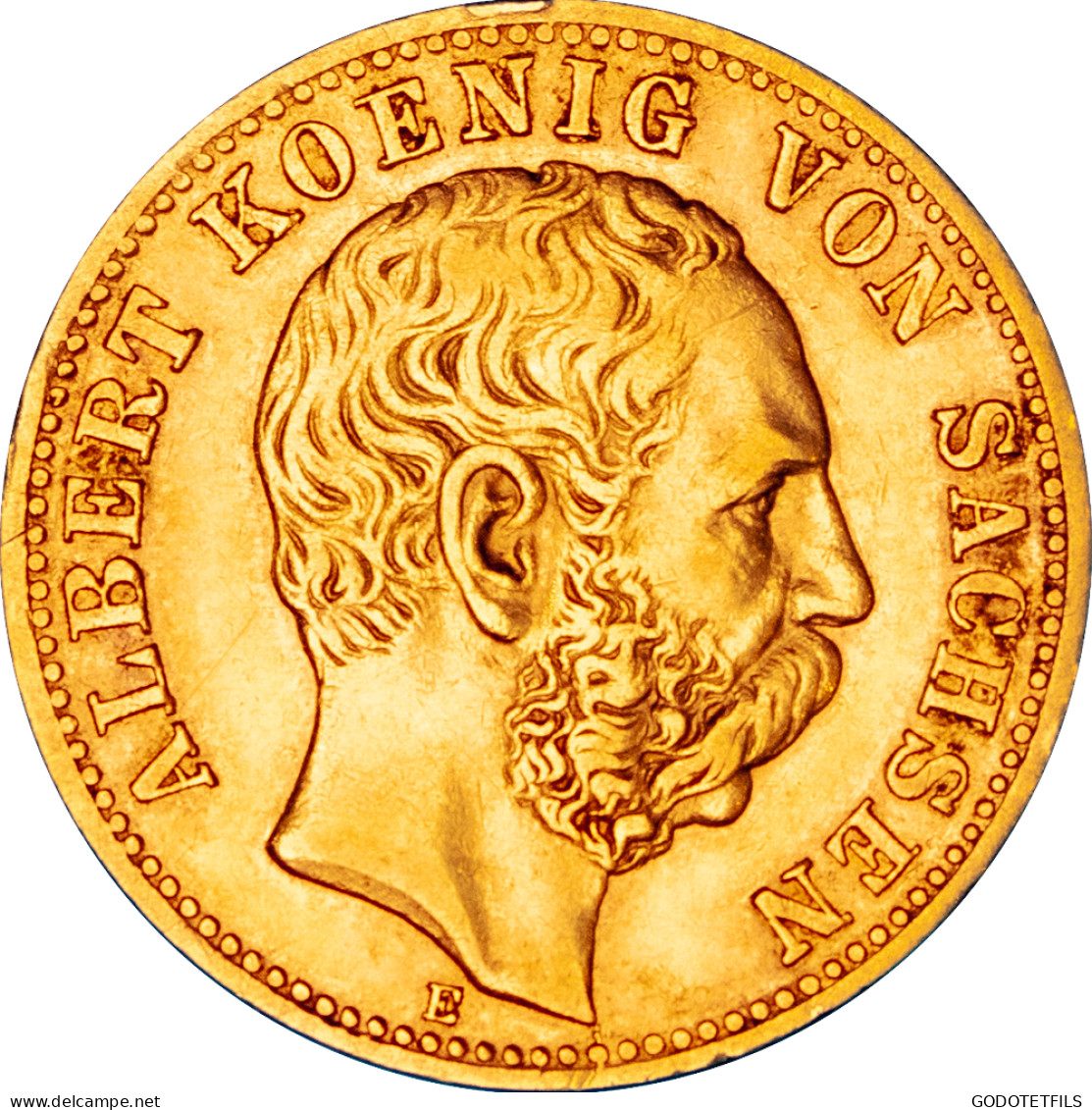 Royaume De Saxe - 10 Mark Albert - 1881 Dresde - 5, 10 & 20 Mark Or