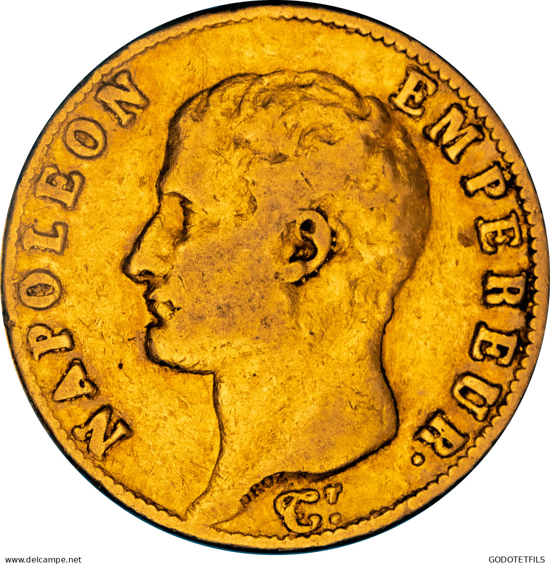 France - 20 Francs Napoléon Tête Nue Calendrier Grégorien 1806 U - 20 Francs (oro)