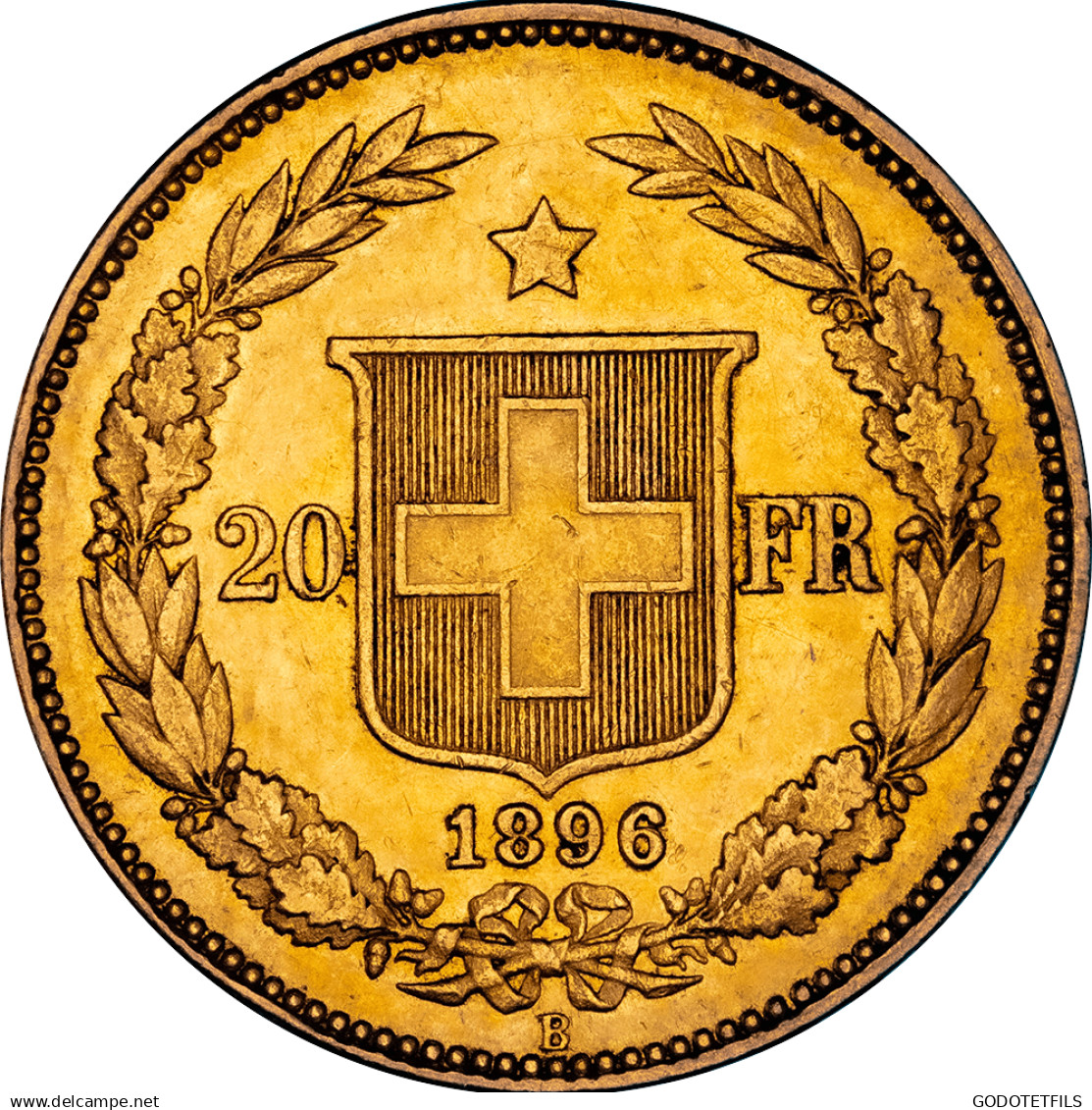 Suisse-20 Francs Helvetia 1896 - Autres & Non Classés