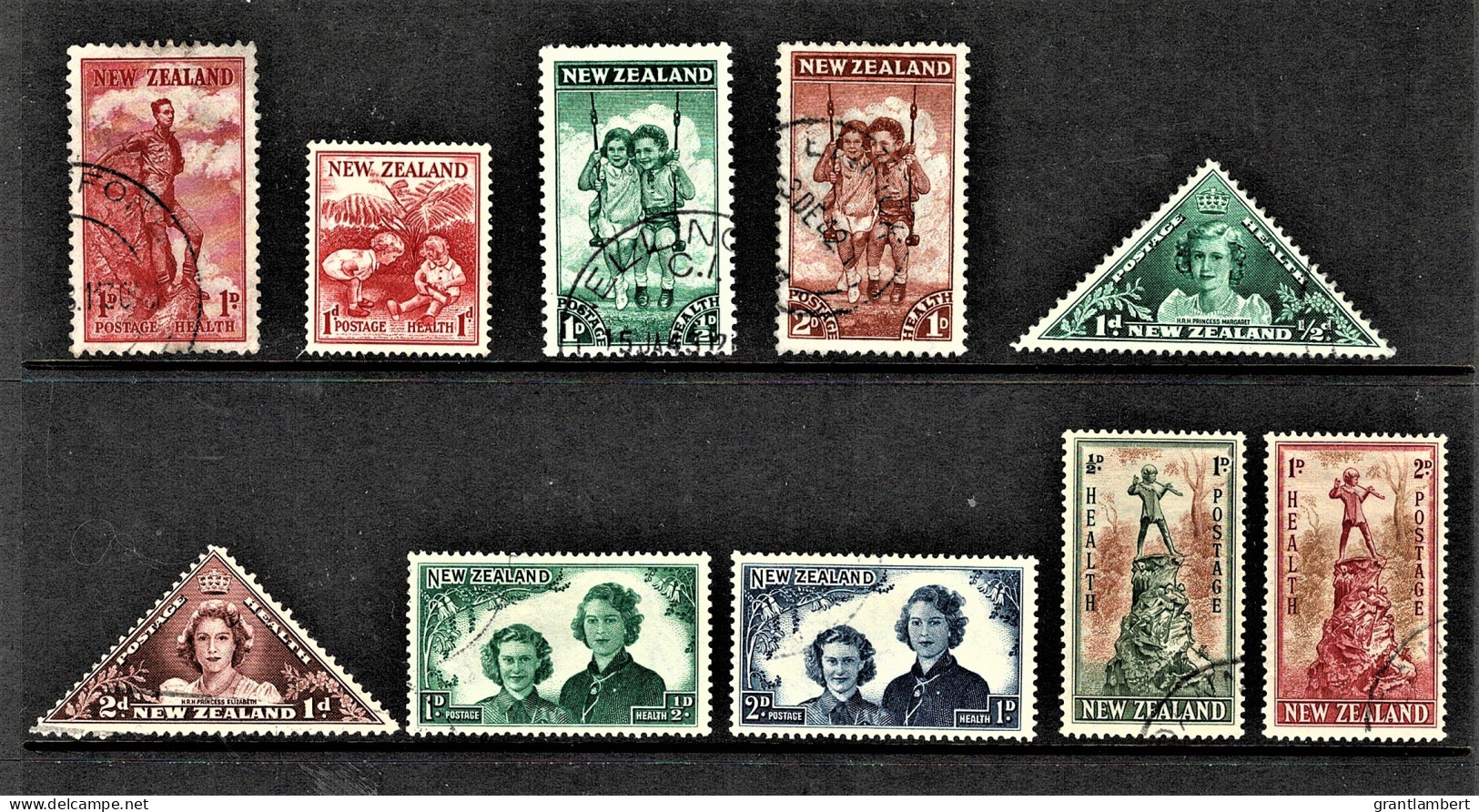 New Zealand 1937 - 1945 Health Sets Used  - Used Stamps