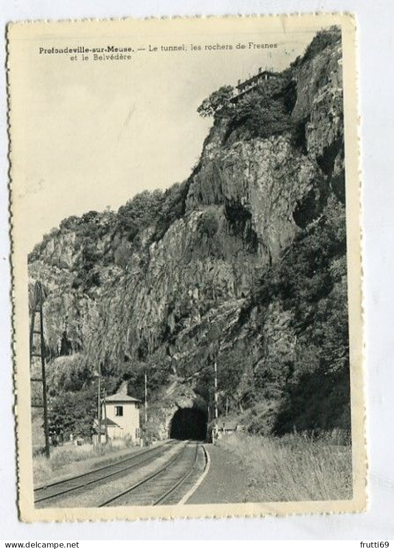 AK 143485 BELGIUM - Profondeville-sur-Meuse - Le Tunnel, Les Rochers De Fresnes Et Le Belvédère - Profondeville