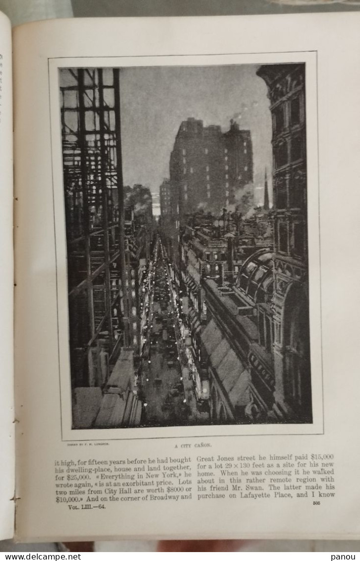 THE CENTURY MAGAZINE, 1897. GRANT. NEW YORK. COPENHAGEN. VENICE. BEDOUINS ARABS - Andere & Zonder Classificatie
