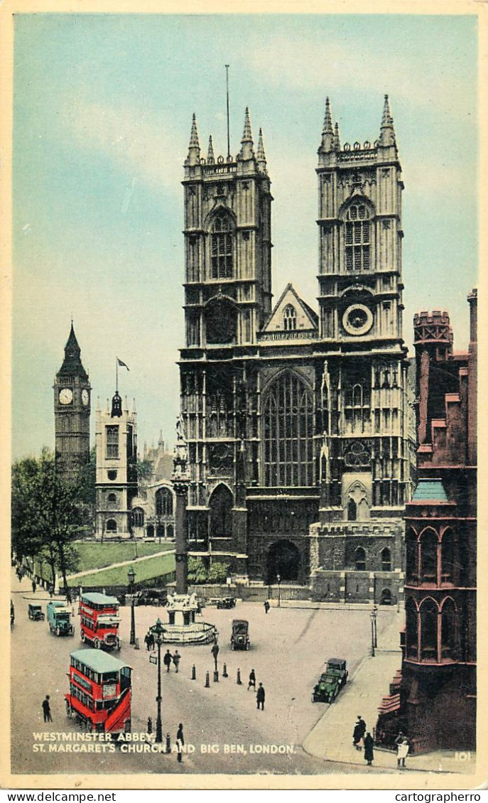 England London Westminster Abbey St Margaret's Church & Big Ben - Westminster Abbey