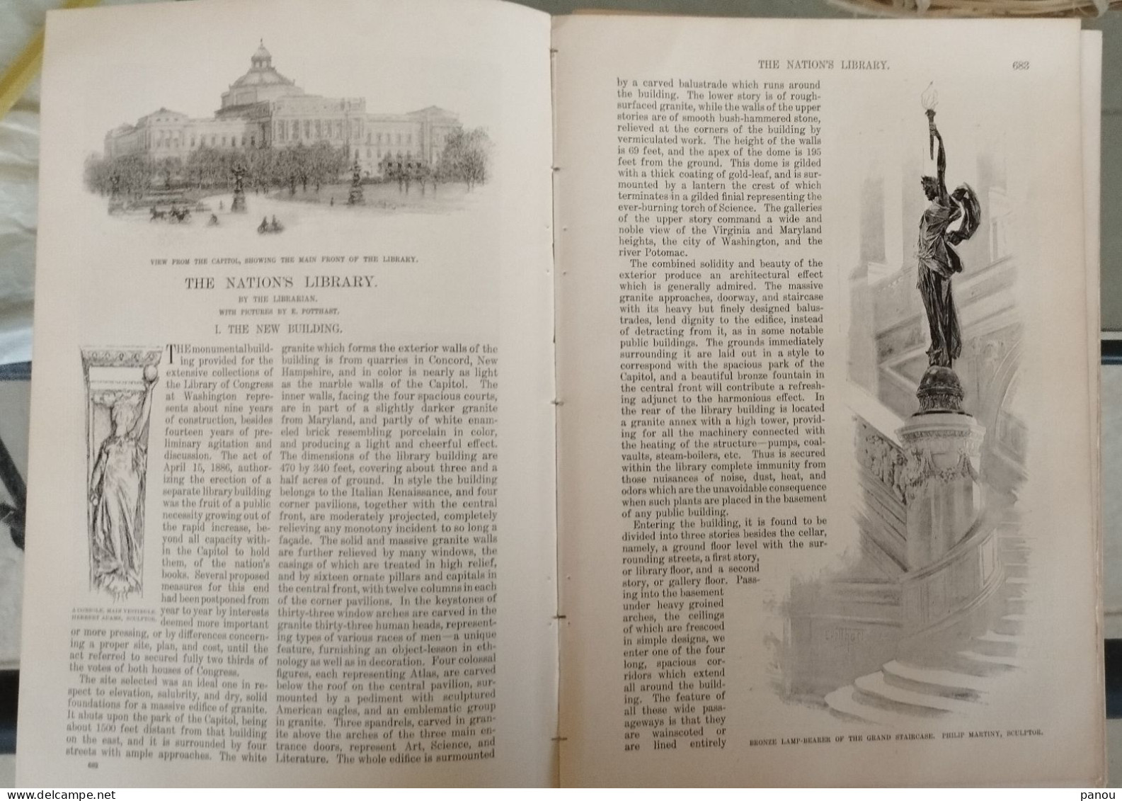 THE CENTURY MAGAZINE, 1897. NATION'S LIBRARY. CONGRESSIONAL LIBRARY. GRANT. INAUGURATION. NELSON AT TRAFALGARN - Autres & Non Classés