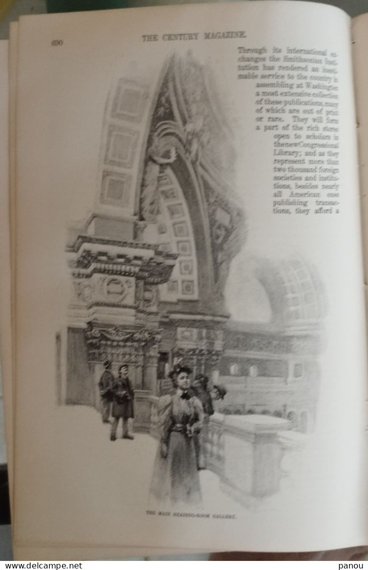 THE CENTURY MAGAZINE, 1897. NATION'S LIBRARY. CONGRESSIONAL LIBRARY. GRANT. INAUGURATION. NELSON AT TRAFALGARN - Andere & Zonder Classificatie