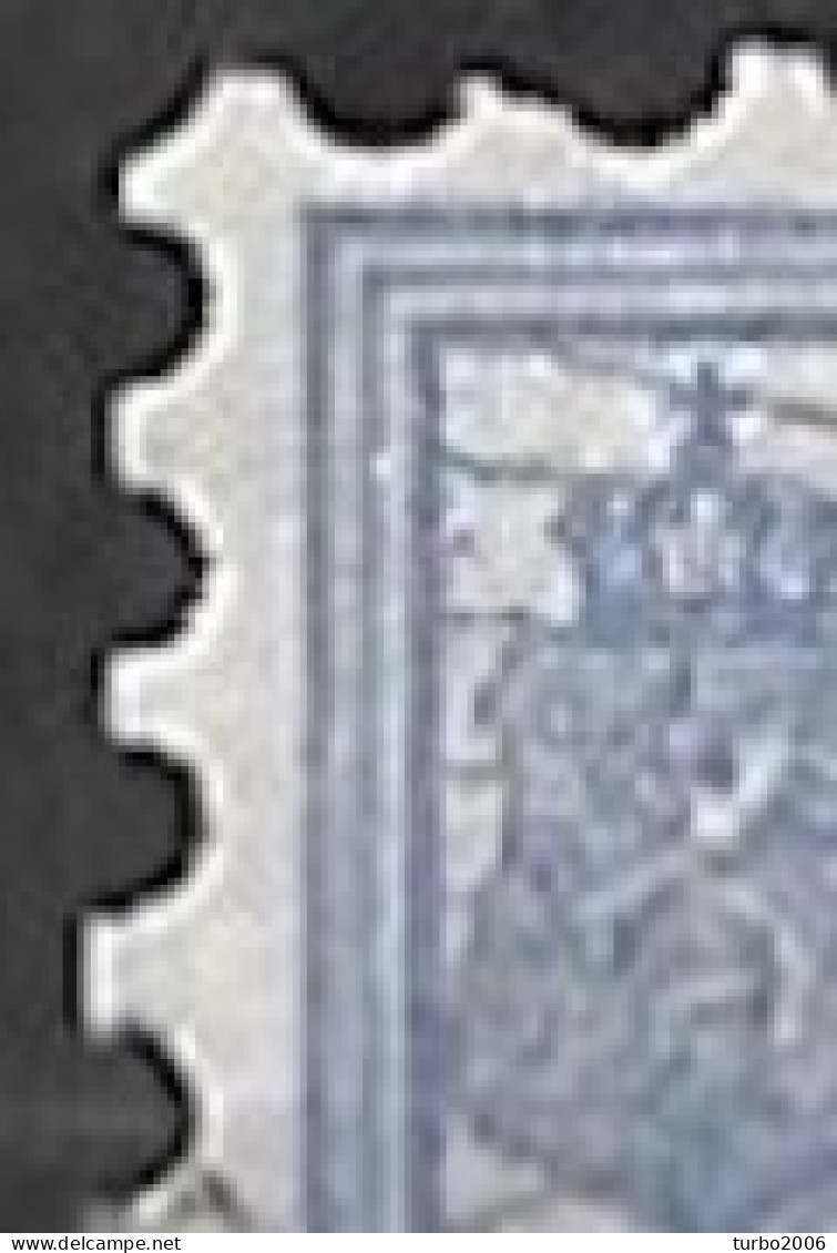 Afwijking Stipje Linksboven In 1899 Koningin Wilhelmina 17½ Cent Ultrmarijn / Bruin NVPH 67 - Variétés Et Curiosités