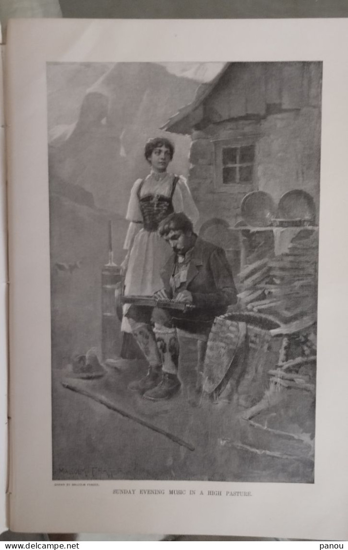 THE CENTURY MAGAZINE, 1897. WHEELING IN TYROLEAN VALLEYS TYROL TIROL TIROLO. SCULPTOR GEORGE GREY BARNARD - Autres & Non Classés