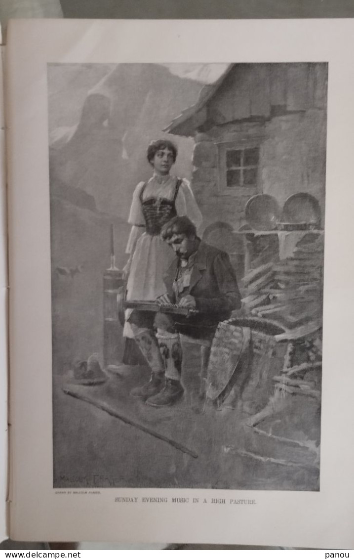 THE CENTURY MAGAZINE, 1897. WHEELING IN TYROLEAN VALLEYS TYROL TIROL TIROLO. SCULPTOR GEORGE GREY BARNARD - Other & Unclassified