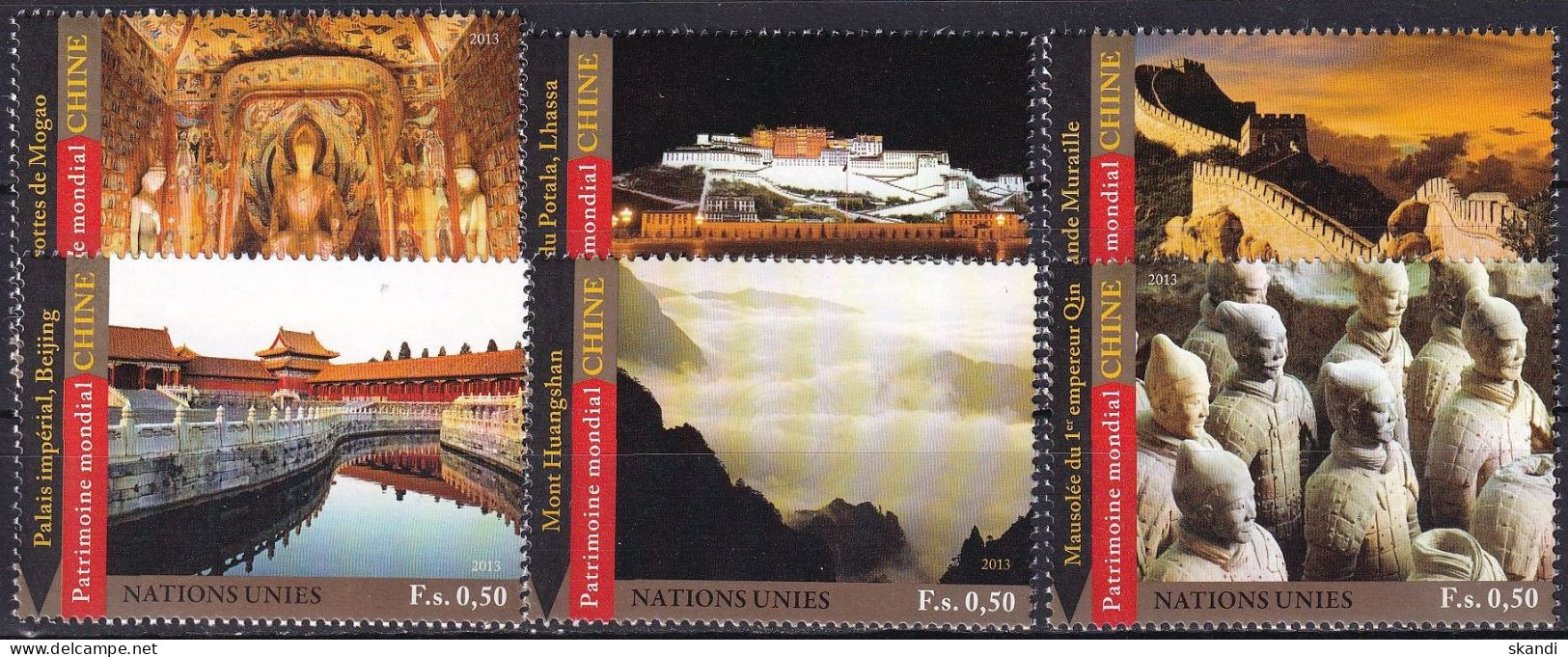 UNO GENF 2013 Mi-Nr. 811/16 ** MNH - Nuovi