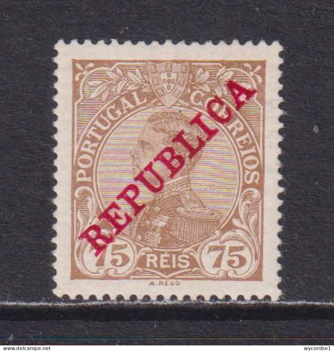 PORTUGAL - 1910 75r Hinged Mint - Ongebruikt