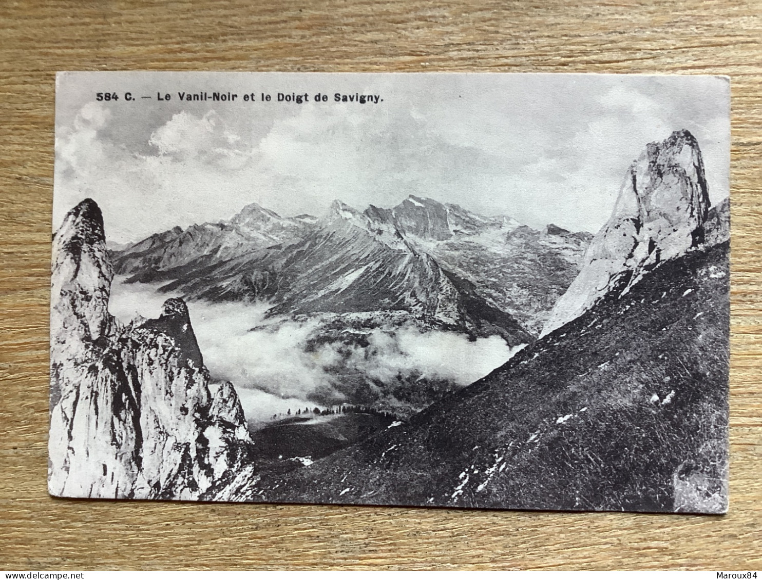 Suisse/ Le Vanil Noir Et Le Doigt De Savigny Ecrite De Charney - Savigny