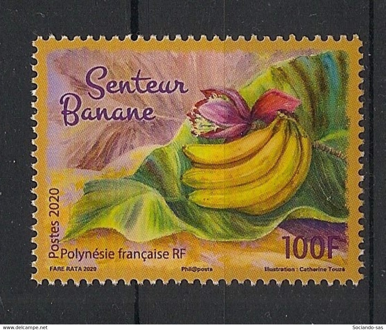 POLYNESIE - 2020 - N°Yv. 1245 - Banane - Neuf Luxe ** / MNH / Postfrisch - Neufs