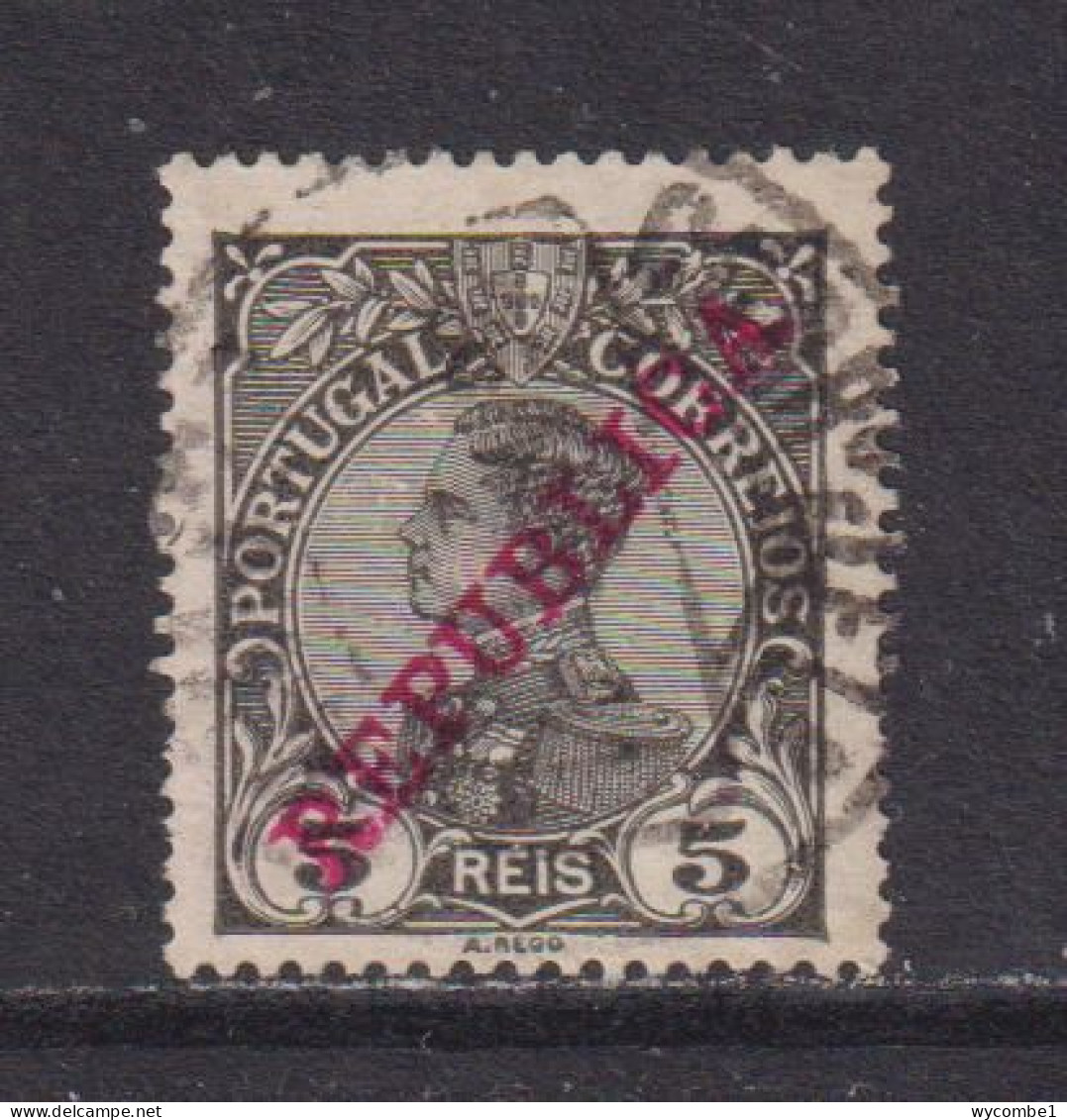 PORTUGAL - 1910  Republica 5r Used As Scan - Used Stamps