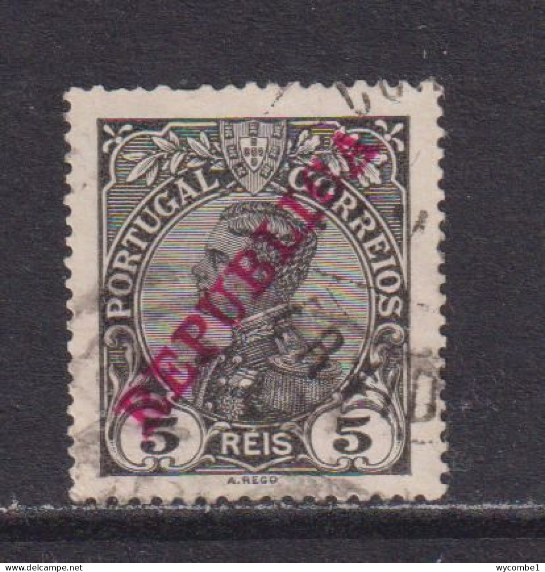 PORTUGAL - 1910  Republica 5r Used As Scan - Used Stamps