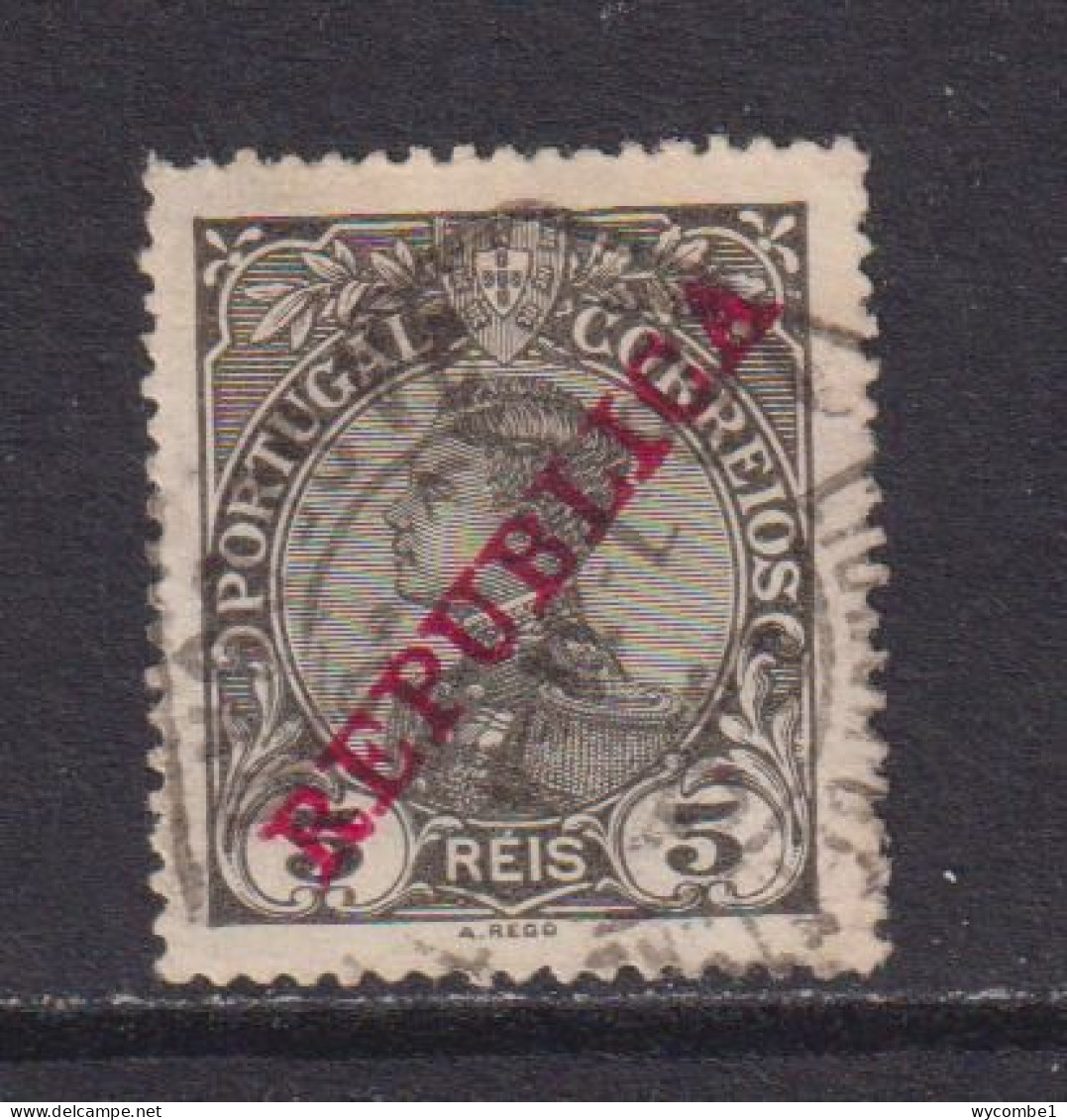 PORTUGAL - 1910  Republica 5r Used As Scan - Used Stamps