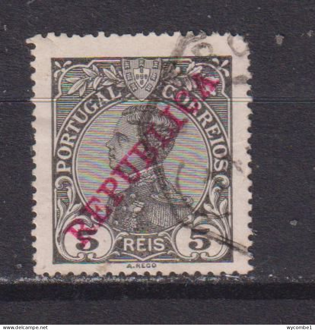 PORTUGAL - 1910  Republica 5r Used As Scan - Used Stamps