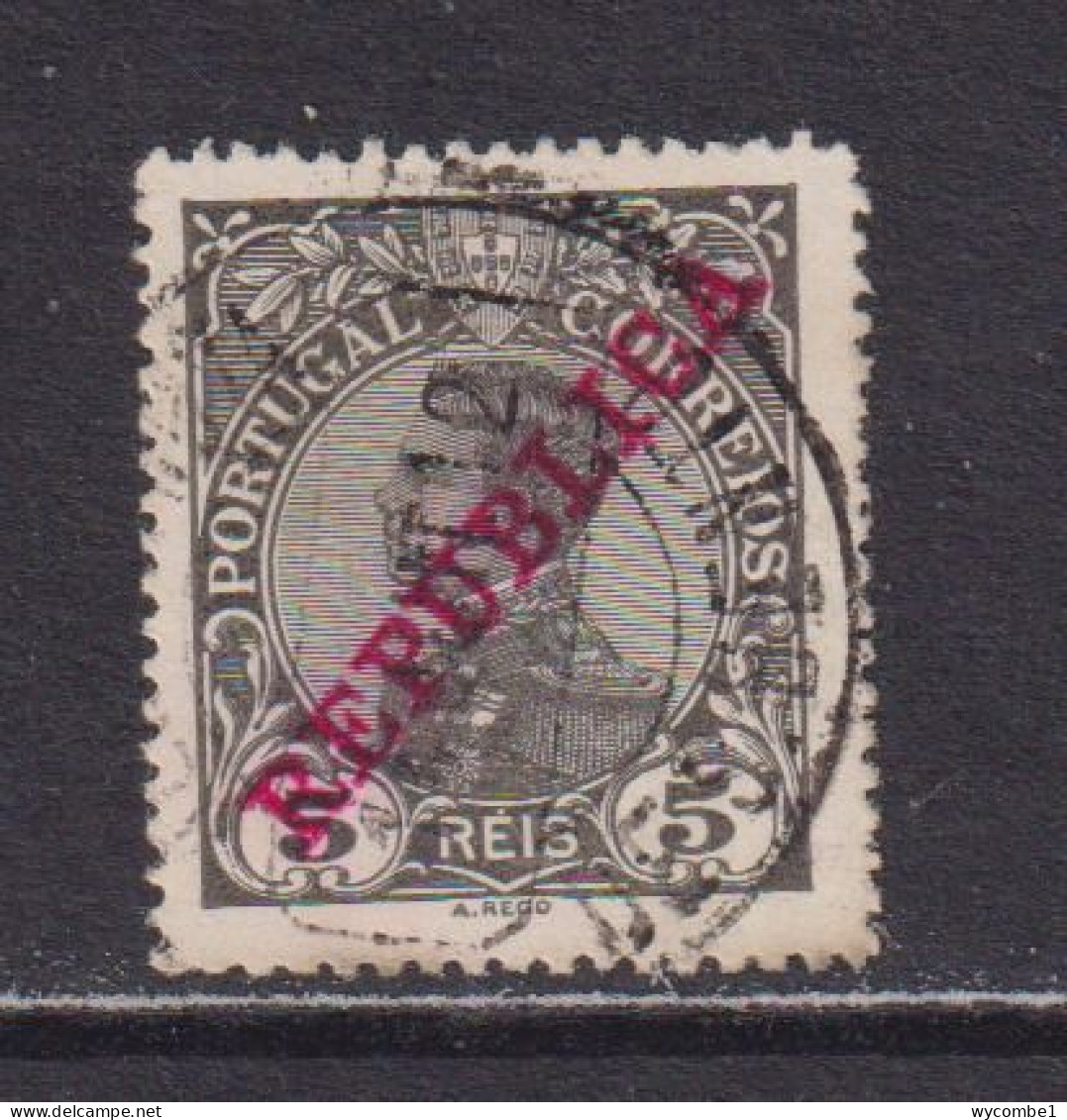 PORTUGAL - 1910  Republica 5r Used As Scan - Used Stamps