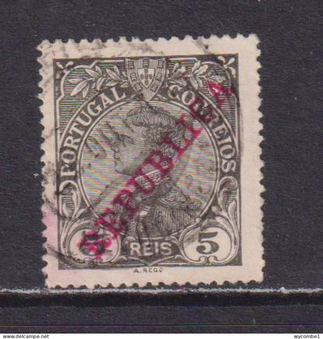 PORTUGAL - 1910  Republica 5r Used As Scan - Used Stamps