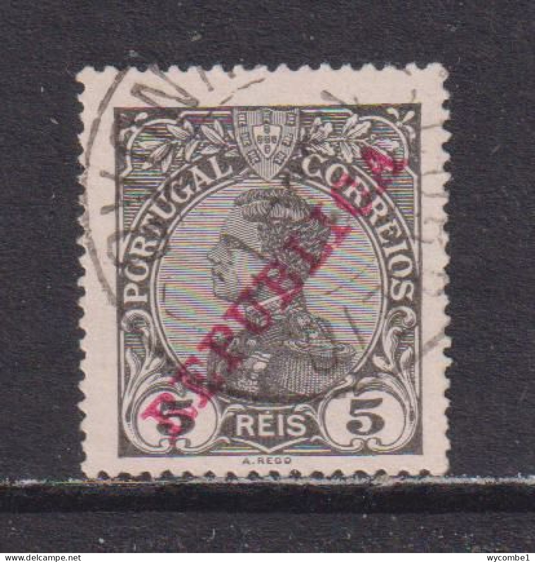 PORTUGAL - 1910  Republica 5r Used As Scan - Used Stamps