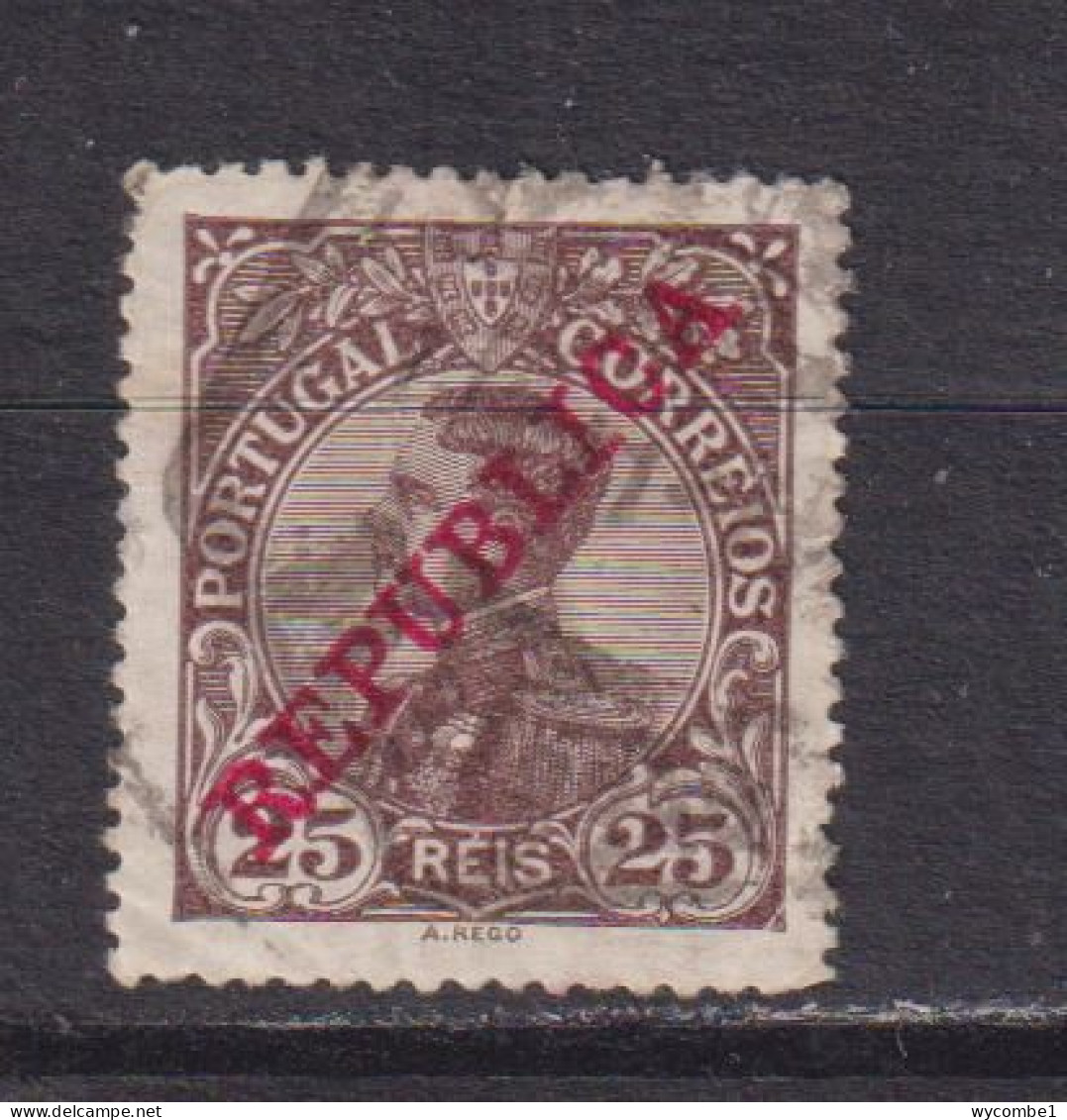 PORTUGAL - 1910  Republica 25r Used As Scan - Used Stamps