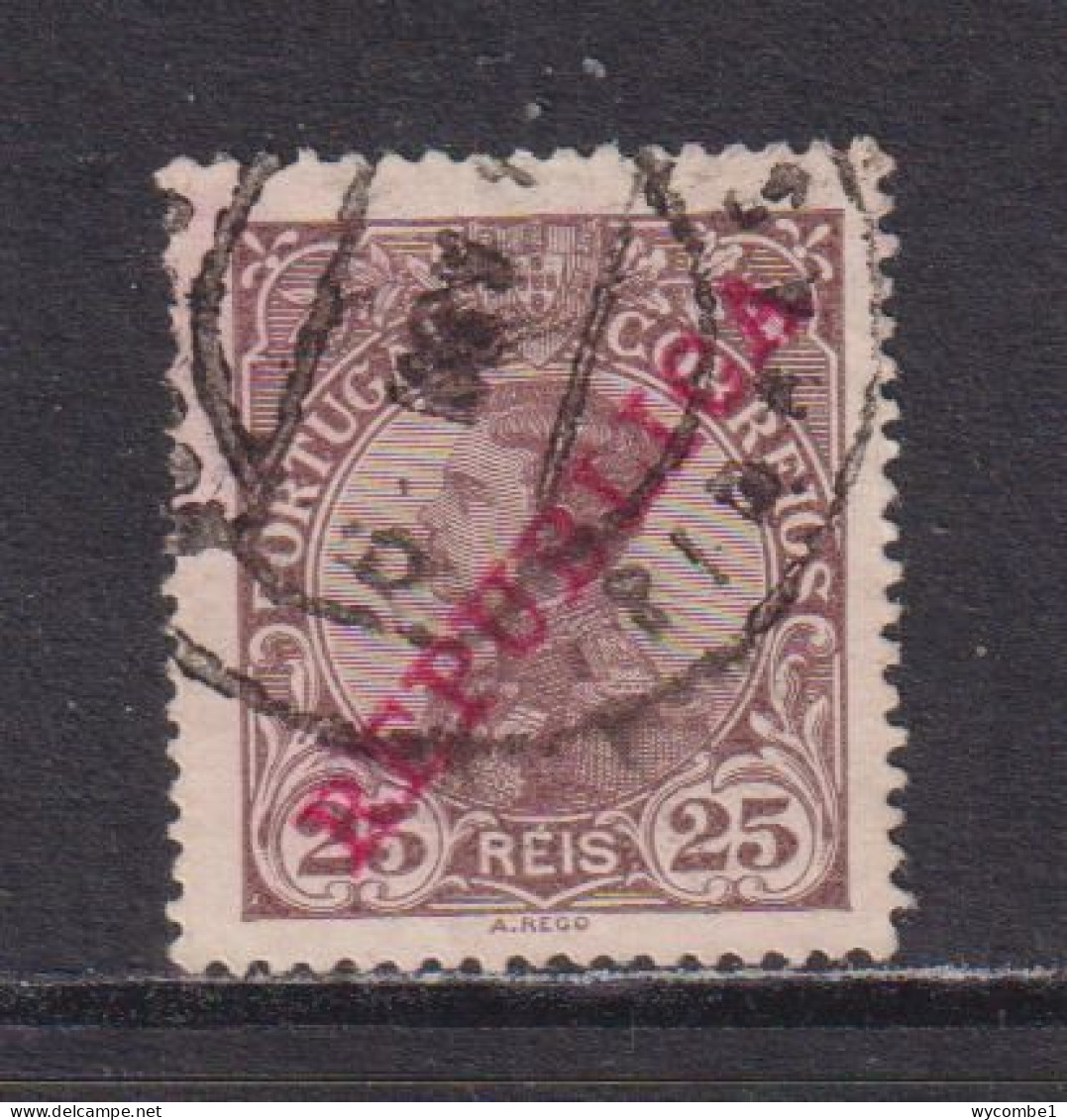 PORTUGAL - 1910  Republica 25r Used As Scan - Used Stamps