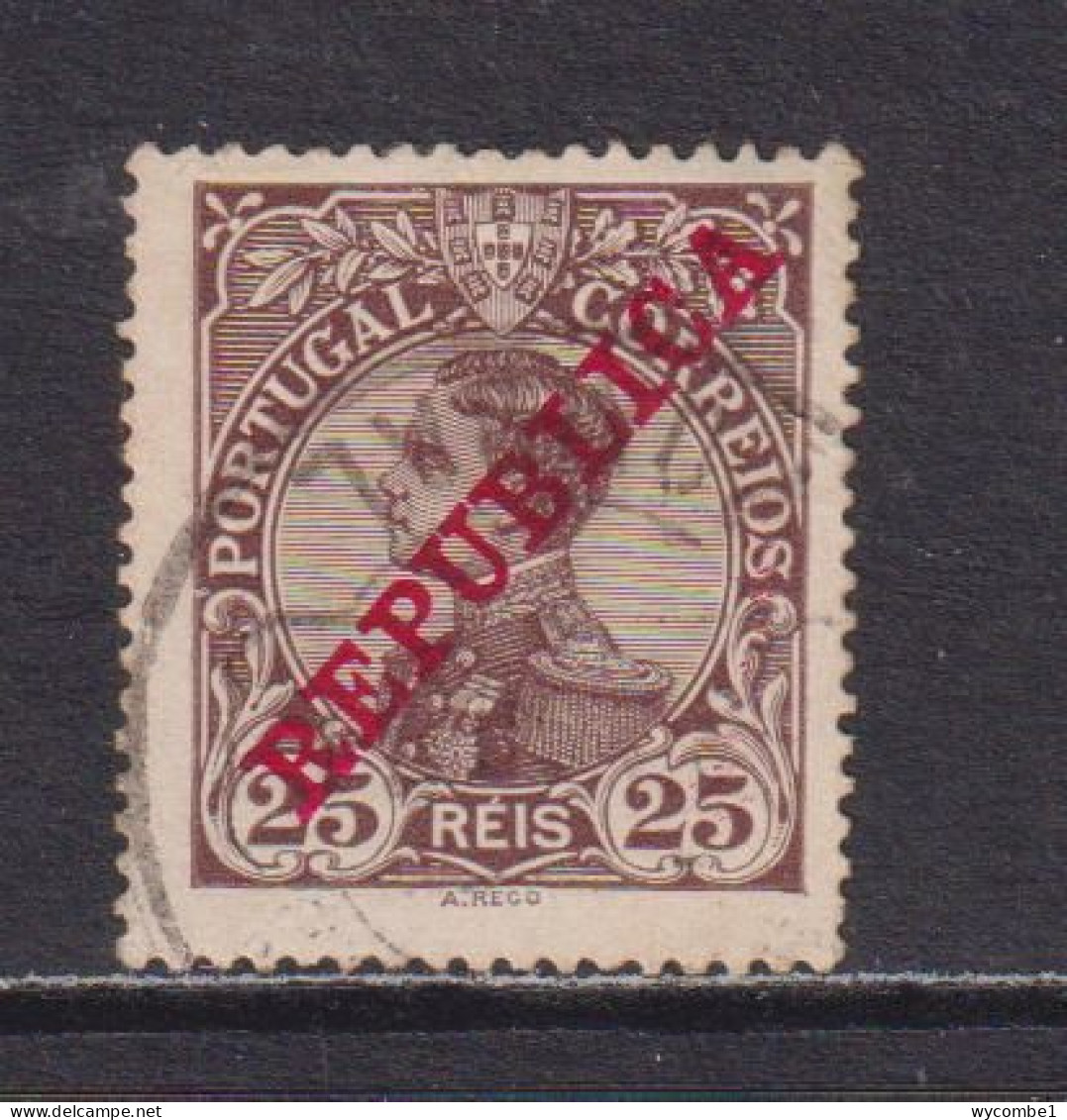 PORTUGAL - 1910  Republica 25r Used As Scan - Gebraucht